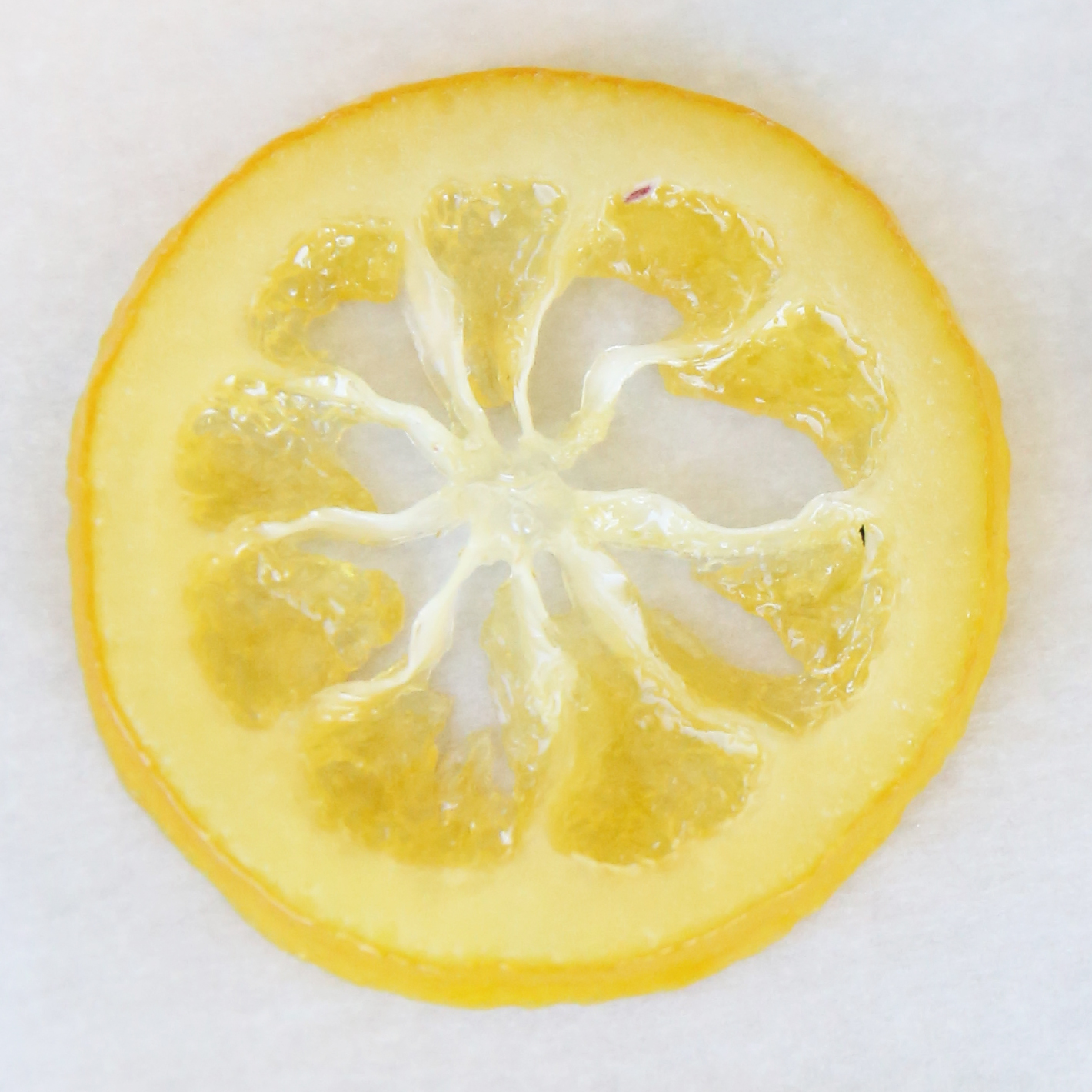 lemon dipped in sugar