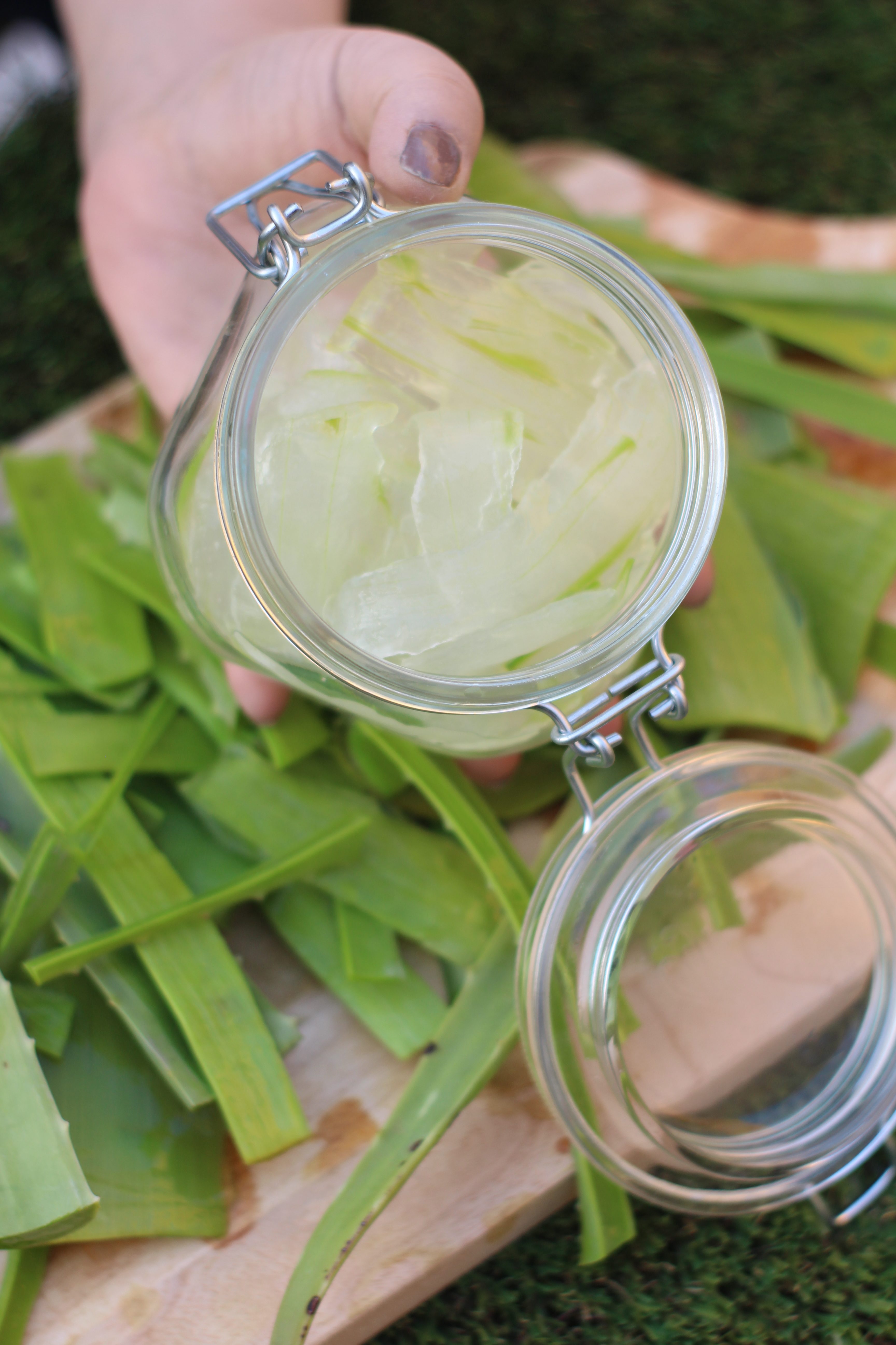 how to make aloe vera gel