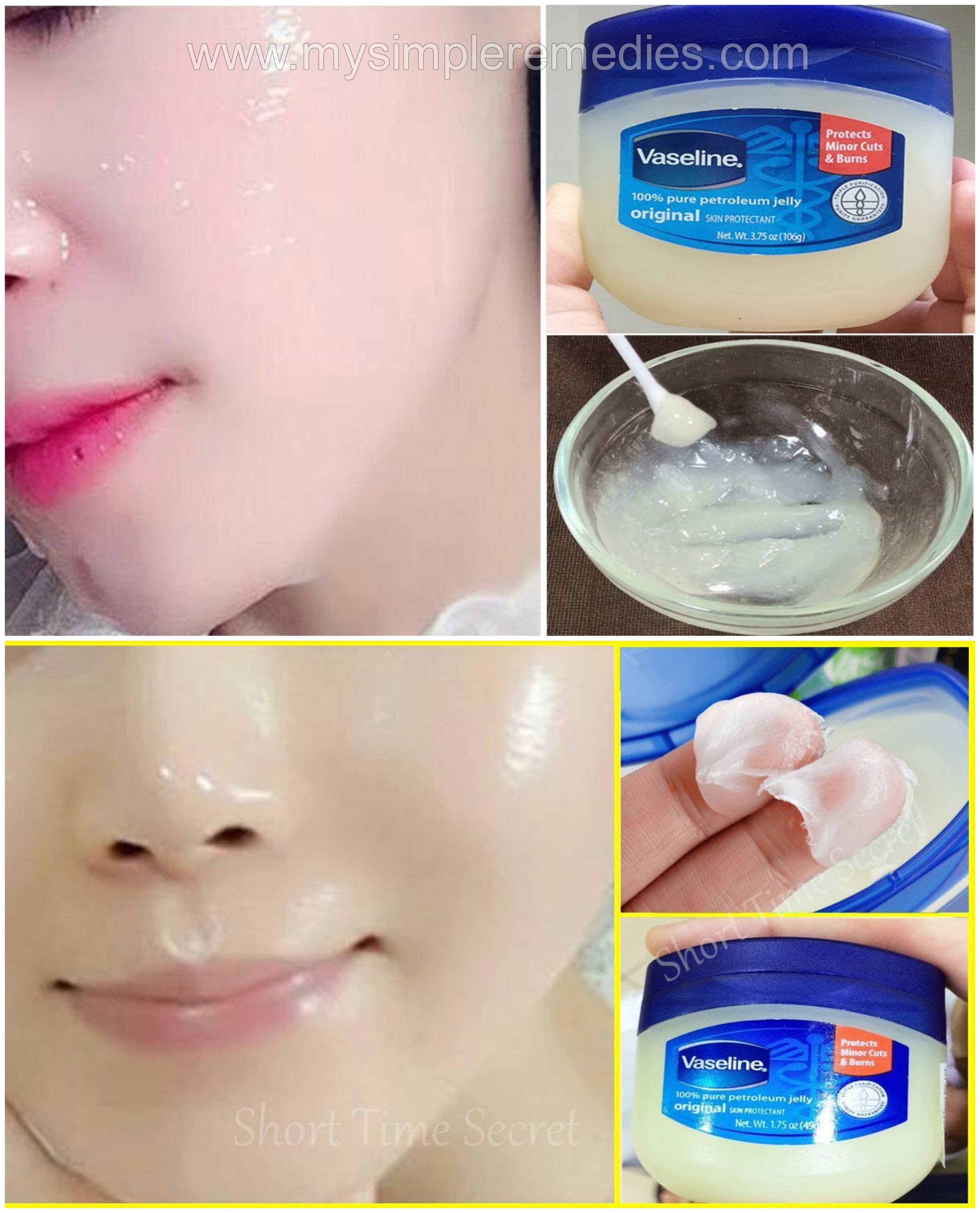 vaseline beauty hacks