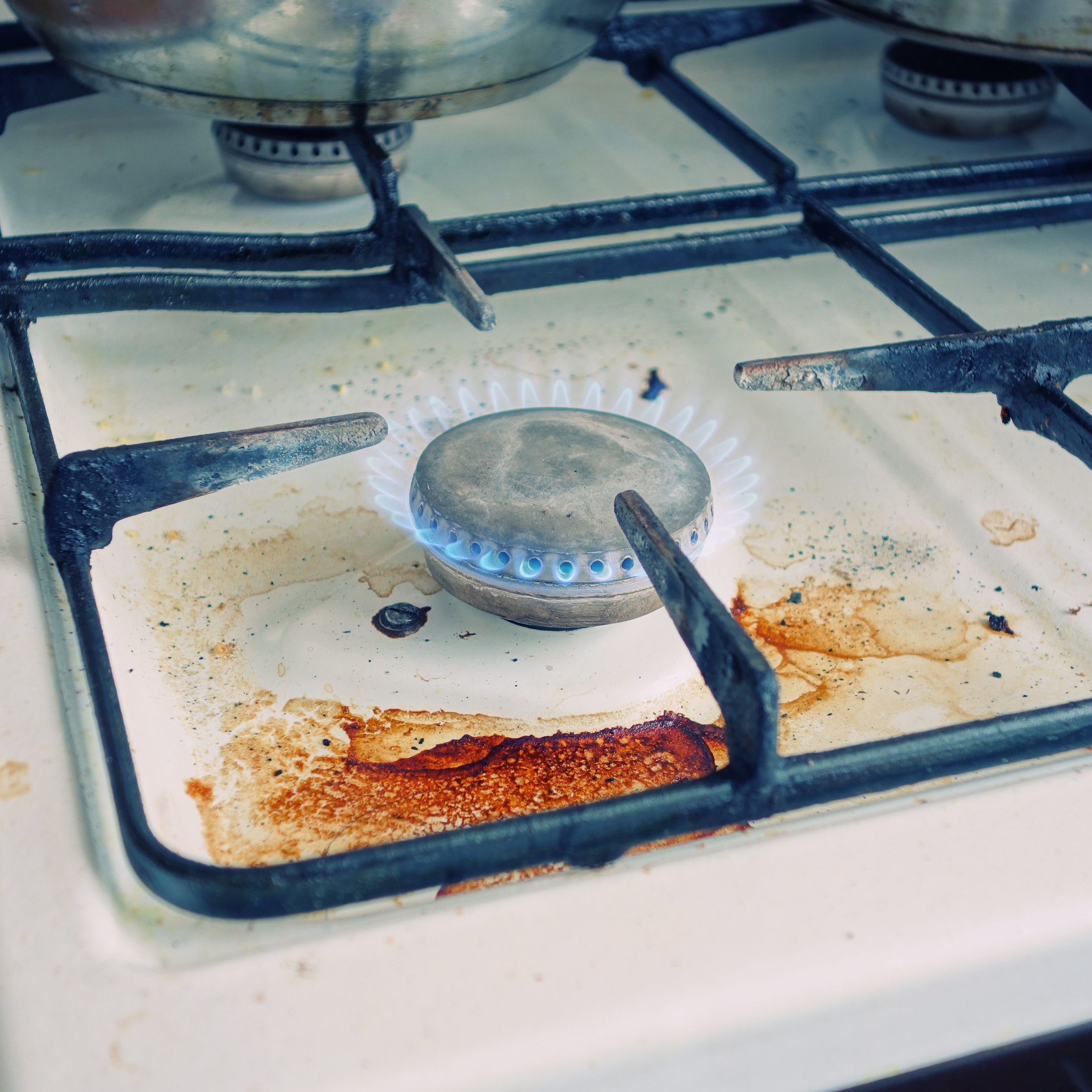 cooker grate cleaning