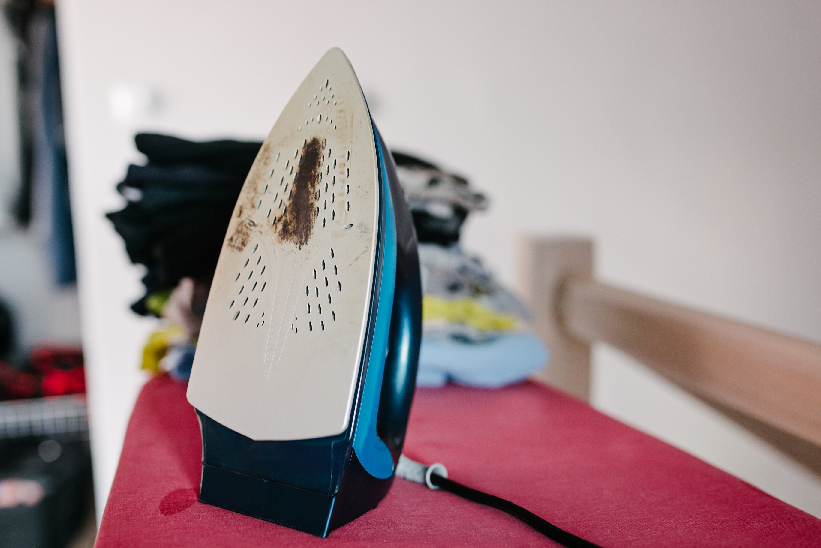 how to clean iron