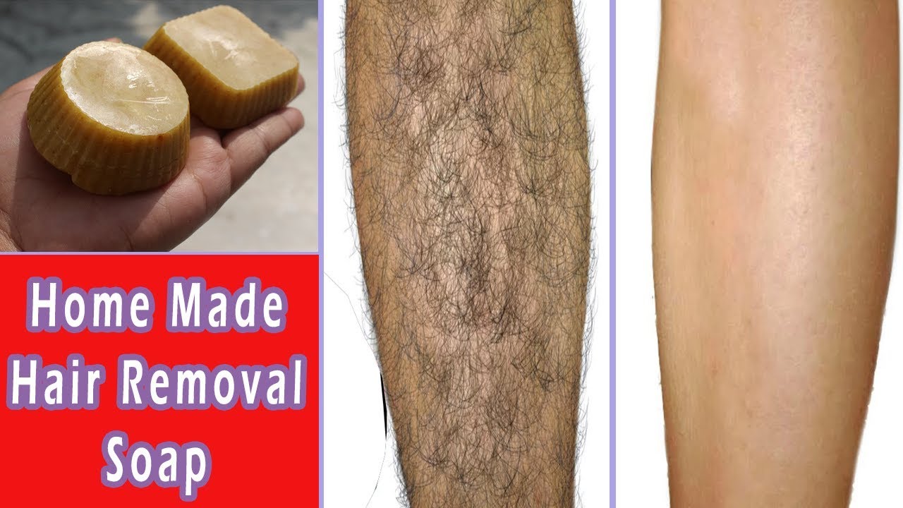 I Made This Hair Removal Soap At Home Remove Facial Hair