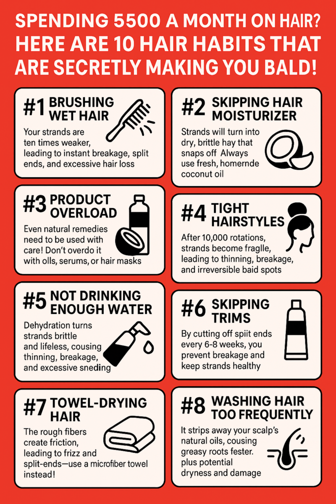 Hair Care Mistakes